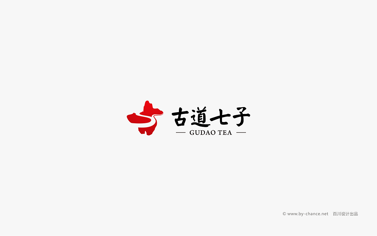 广州市古道记茶业有限公司logo设计古道七子茶叶标志设计